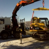 camion gru per macchine operatrici